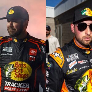 Martin Truex Jr. (L) and Chase Briscoe (R)