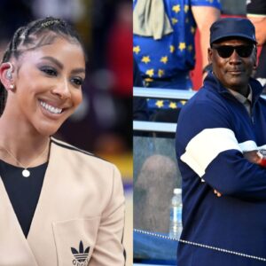 Candace Parker(L) and Michael Jordan(R)
