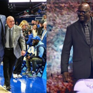 Charles Barkley(L) and Shaquille O'Neal(R)