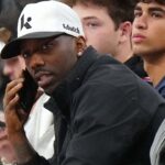 Sports agent Rich Paul watches in the second half of the game between the Sacramento Kings and the LA Clippers at Intuit Dome.
