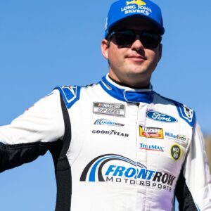 Nov 2, 2025; Avondale, Arizona, USA; NASCAR Cup Series driver Noah Gragson (4) during the NASCAR Championship race at Phoenix Raceway