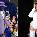Shaquille O'Neal (L), Natalie Nunn (R)