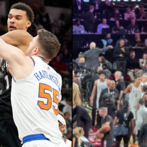 Victor Wembanyama Caught Ignoring Jalen Brunson's Handshake Post Spurs' NBA Cup Loss to the Knicks