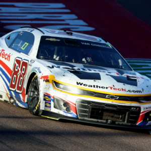 Nov 2, 2025; Avondale, Arizona, USA; NASCAR Cup Series driver Shane Van Gisbergen (88) during the NASCAR Championship race at Phoenix Raceway. Mandatory Credit: Mark J. Rebilas-Imagn Images
