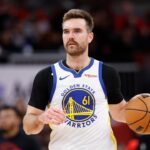 Golden State Warriors guard Pat Spencer (61) brings the ball up court against the Chicago Bulls during the second half at United Center.