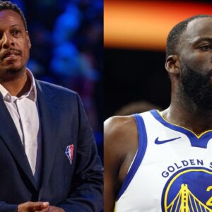 Paul Pierce (L), Draymond Green (R)