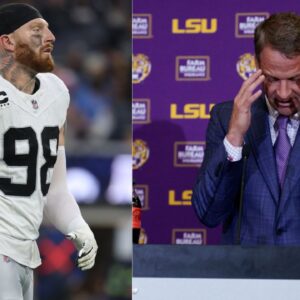 Maxx Crosby and Lane Kiffin