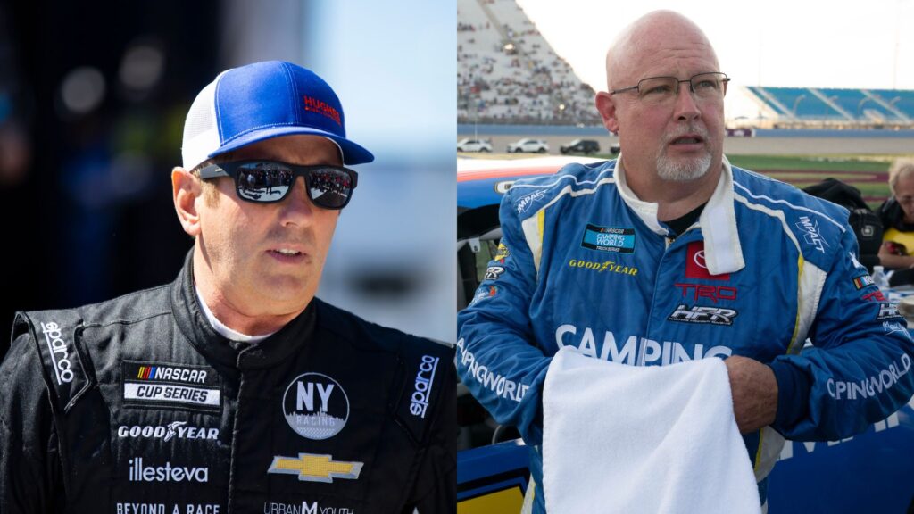 Greg Biffle(L) and Todd Bodine (R)