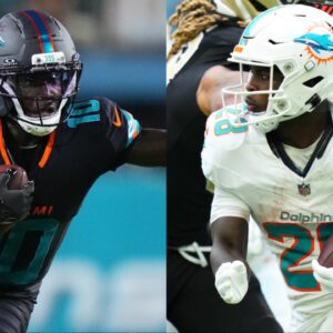 Tyreek Hill, De'Von Achane