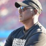 Nov 9, 2024; Avondale, Arizona, USA; 23XI Racing team owner Michael Jordan during qualifying for the Cup Series championship race at Phoenix Raceway.