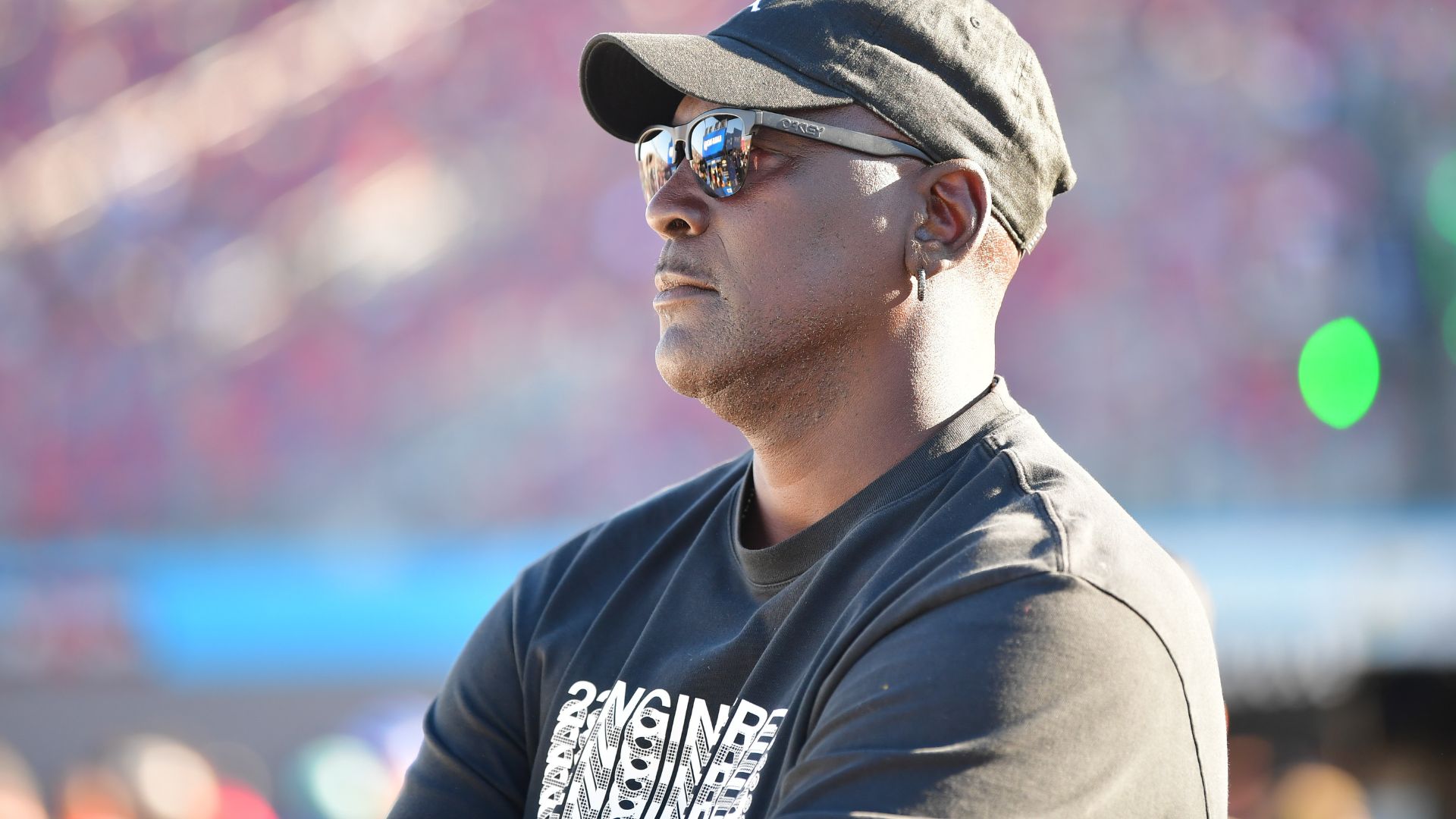 Nov 9, 2024; Avondale, Arizona, USA; 23XI Racing team owner Michael Jordan during qualifying for the Cup Series championship race at Phoenix Raceway.