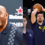 Magic Johnson (L), Nikola Jokic (R)