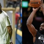 Tracy McGrady (L) and Jaylen Brown (R)