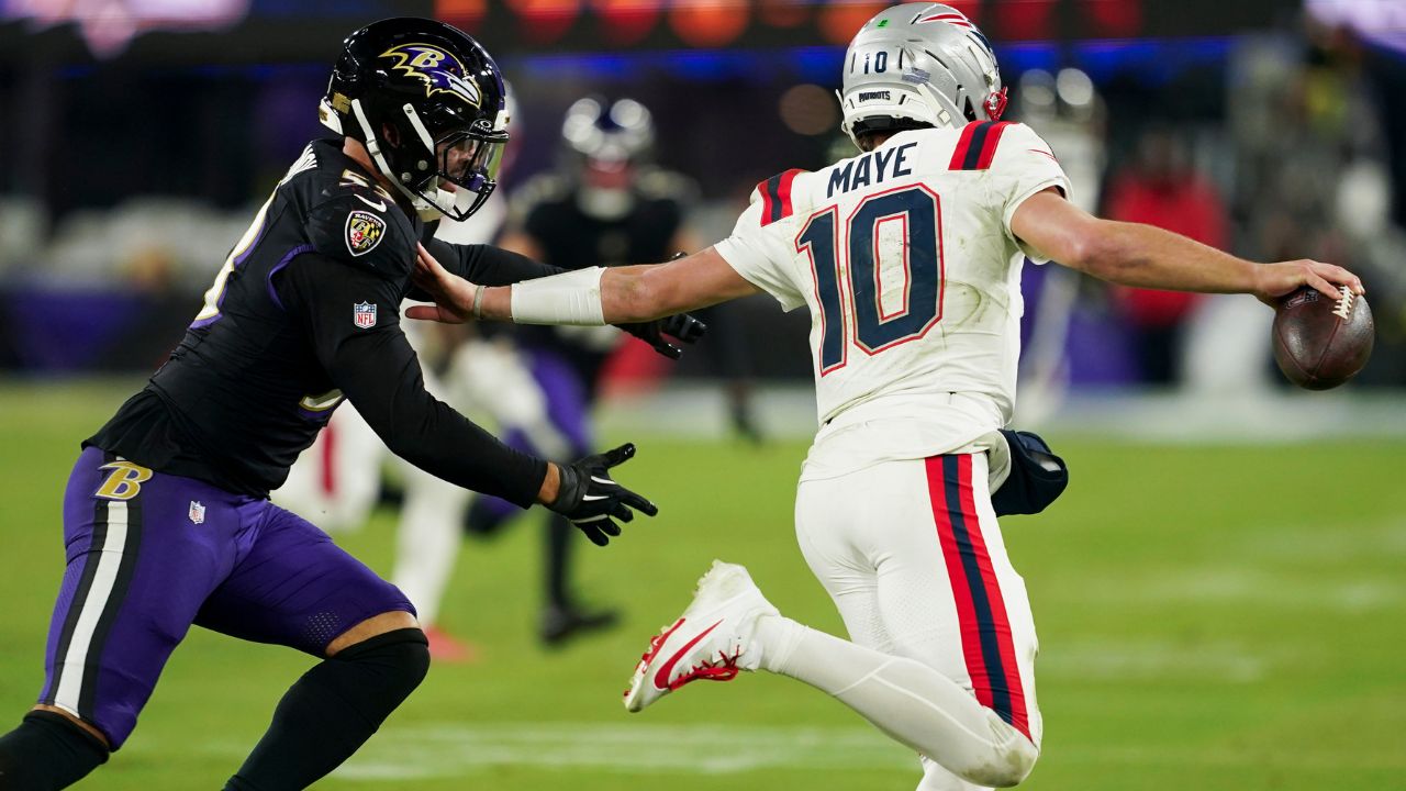 Kyle van Noy and Drake Maye