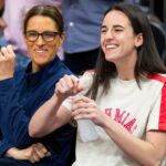 Stephanie White and Caitlin Clark