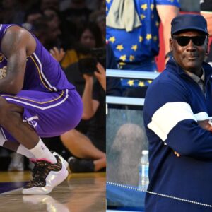 LeBron James and Michael Jordan