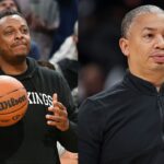 Paul Pierce (L), Ty Lue (R)