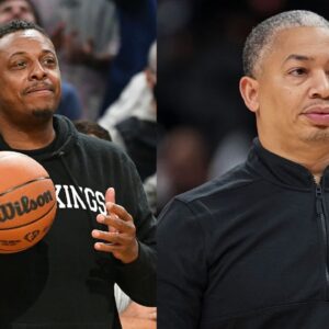 Paul Pierce (L), Ty Lue (R)
