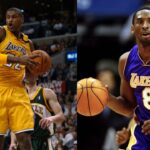 Samaki Walker (L), Kobe Bryant (R)