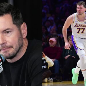 JJ Redick (L), Luka Doncic (R)