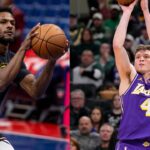 Bronny James (L), Dalton Knecht (R)