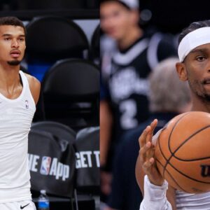 Victor Wembanyama (L), Shai Gilgeous-Alexander (R)
