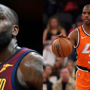 Kendrick Perkins (L), Chris Paul (R)