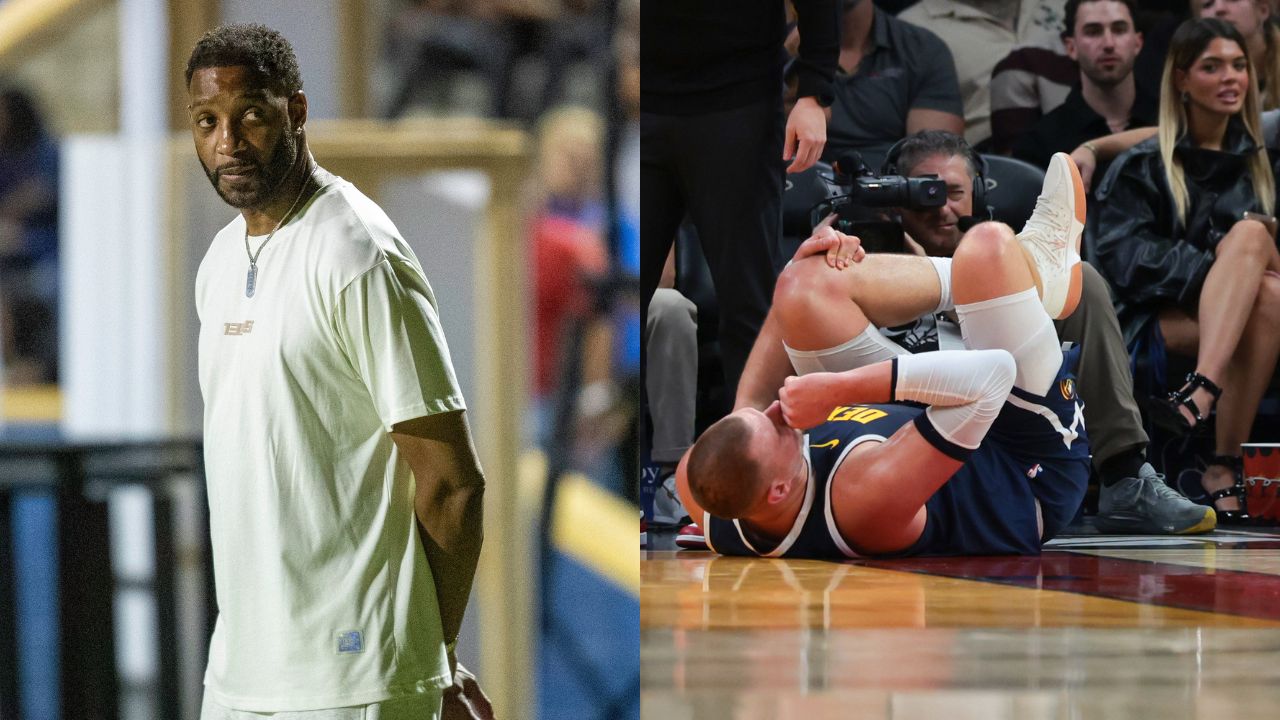 Tracy McGrady(L) and Nikola Jokic(R)