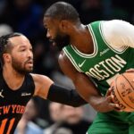 Jalen Brunson and Jaylen Brown