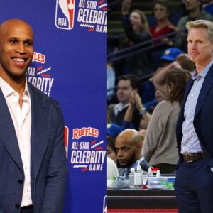 Richard Jefferson (L) and Steve Kerr (R)