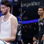 Chet Holmgren (L), Victor Wembanyama (R)