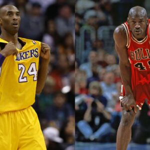 Kobe Bryant (L), Michael Jordan (R)