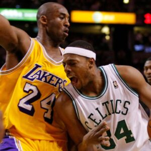Kobe Bryant and Paul Pierce