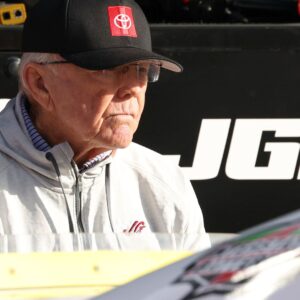 Oct 25, 2025; Martinsville, Virginia, USA; NASCAR Cup Series team owner Joe Gibbs before NASCAR Cup Series Xfinity 500 Practice and Qualifying at Martinsville Speedway