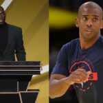 Kevin Garnett (L), Chris Paul (R)