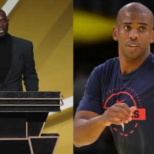 Kevin Garnett (L), Chris Paul (R)