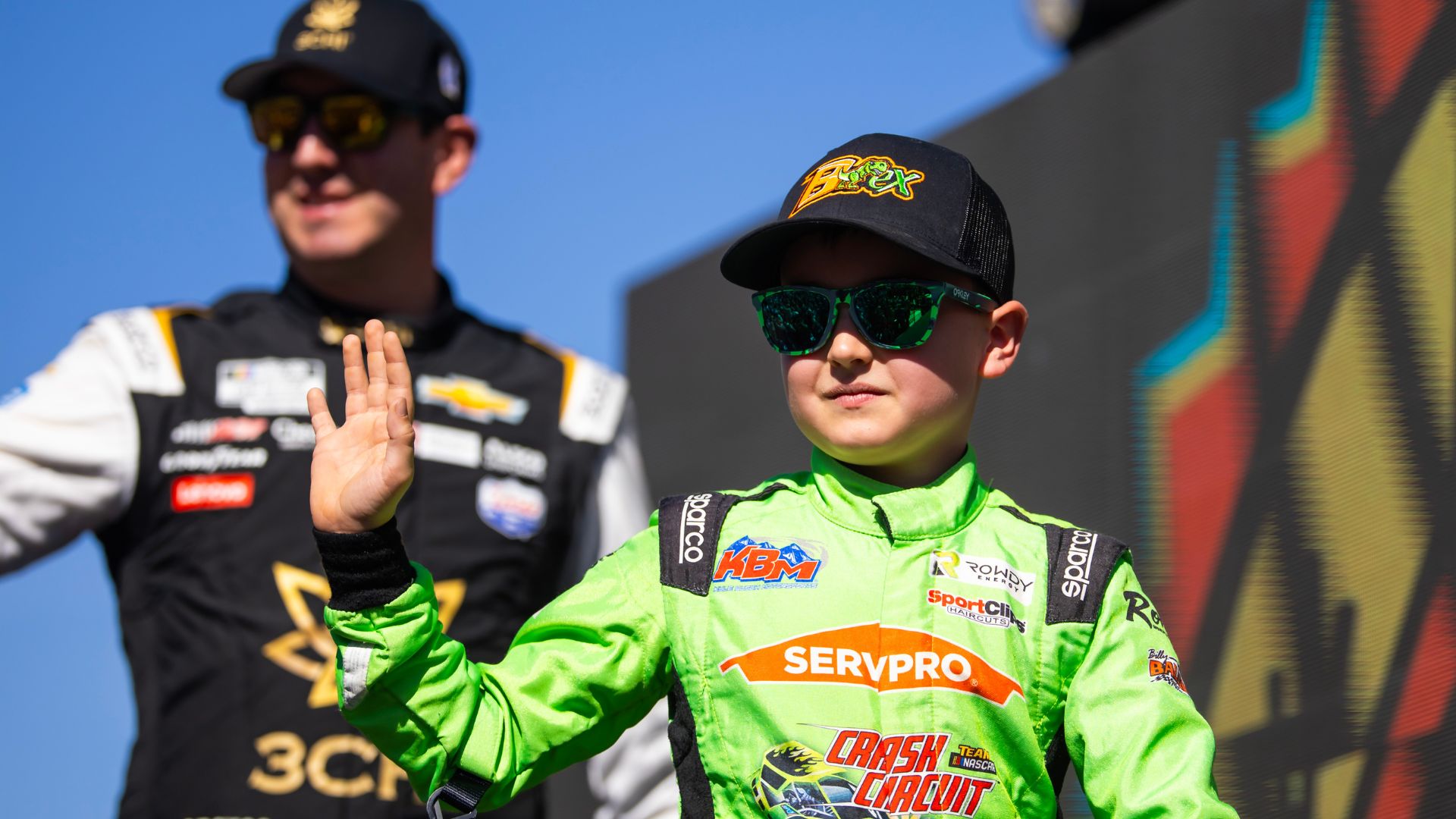Nov 5, 2023; Avondale, Arizona, USA; Brexton Busch, son of NASCAR Cup Series driver Kyle Busch during the Championship Race at Phoenix Raceway