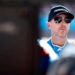 November 1, 2025, Avondale, Az, USA: DENNY HAMLIN (11) of Chesterfield, VA gets ready to qualify for the NASCAR, Motorsport, USA Cup Series Championship in Avondale, AZ. Avondale USA