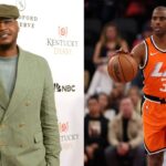 Carmelo Anthony (L), Chris Paul (R)