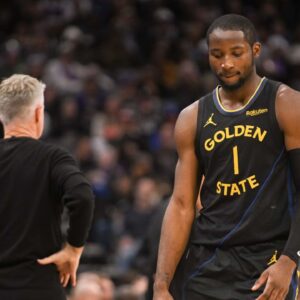 Jonathan Kuminga and Steve Kerr