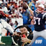 Dan Marino, Jason and Travis Kelce, Rob Gronkowski
