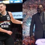 Nikola Jokic(L) and Shaquille O'Neal(R)