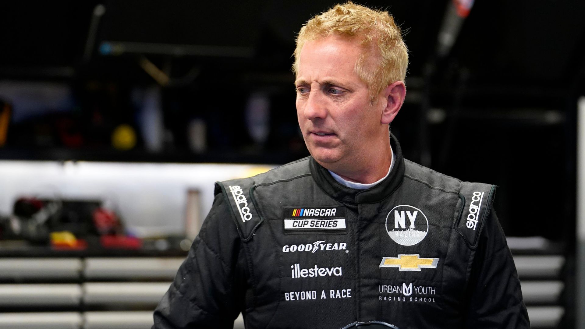 Feb 15, 2022; Daytona, FL, USA; NASCAR Cup Series driver Greg Biffle (44) during practice for the Daytona 500 at Daytona International Speedway
