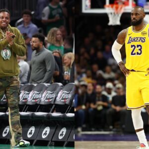 (L) Paul Pierce (R) LeBron James