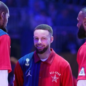 Kevin Durant, Stephen Curry, and LeBron James