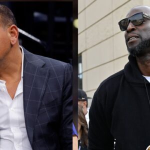 Alex Rodriguez (L), Kevin Garnett (R)