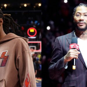 Jo Morant (L), Derrick Rose (R)