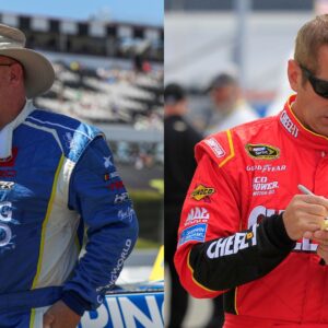 Apr 23, 2016; Richmond, VA, USA; Sprint Cup Series driver Greg Biffle (16) signs autographs for fans prior to practice for the Toyota Owners 400 at Richmond International Raceway