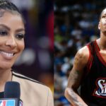 Candace Parker (L), Allen Iverson (R)