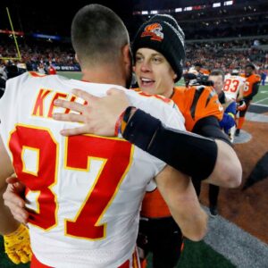 Travis Kelce and Joe Burrow